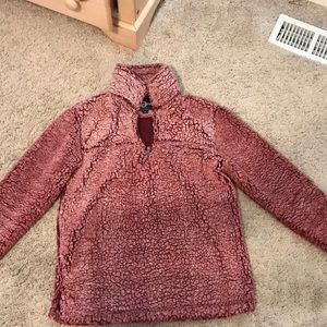 pinkish/purplish sherpa!!